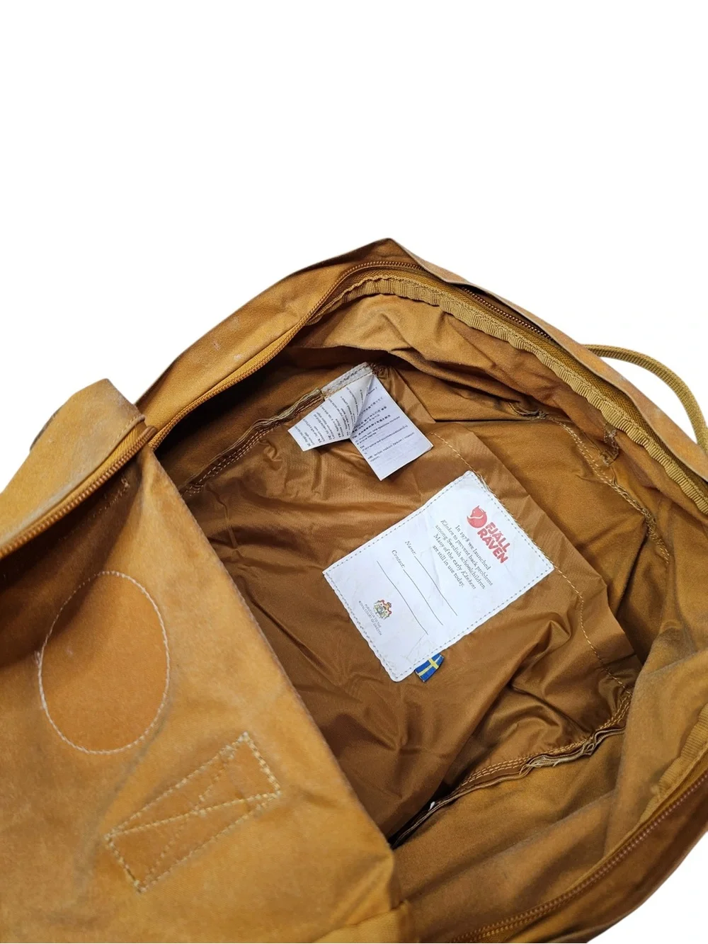 Vintage Fjallraven Kanken Classic Backpack – Mustard Yellow Tan 16L Gorpcore